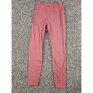 TSL Collection Womens Sz S High Rise Athletic Leggings Dusty Rose Pink